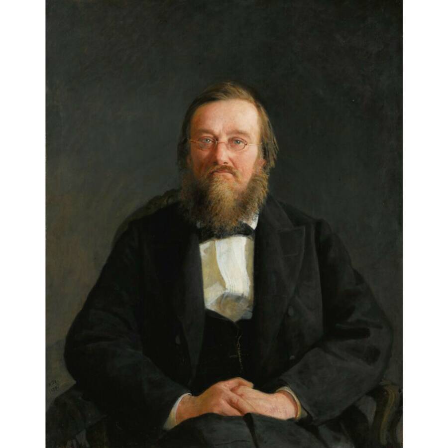 Н.Н. Ге. Портрет историка Николая Ивановича Костомарова, 1870 год. Из собрания Третьяковской галереи